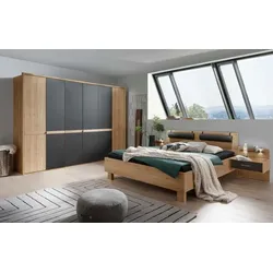 Wiemann Schlafzimmer-Set Pasadena 4-tlg. Holzoptik Eiche Bianco 300 cm