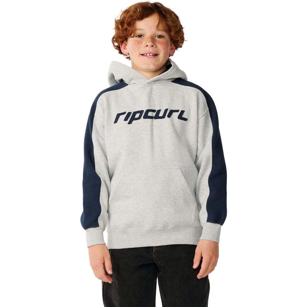 RipCurl Archive Panel Hood-boy grey marle (0085) 8 04ABFL-0085-8
