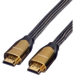 ROLINE 4K PREMIUM HDMI Ultra HD Kabel mit Ethernet, ST/ST, schwarz, 3 m 11.04.5803
