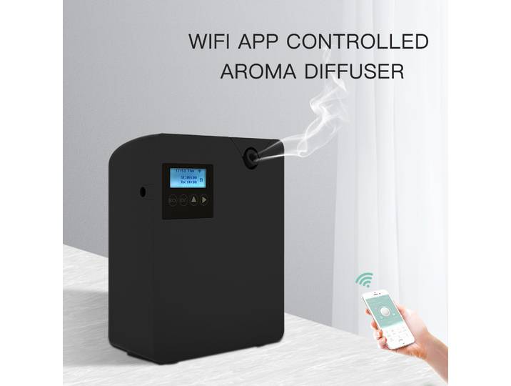 Diffuseur d'arôme pour désodorisant domestique, pulvérisateur d'aromathérapie, dispositif de parfum d'hôtel, Machine de parfum de pièce intelligente, contrôle par application