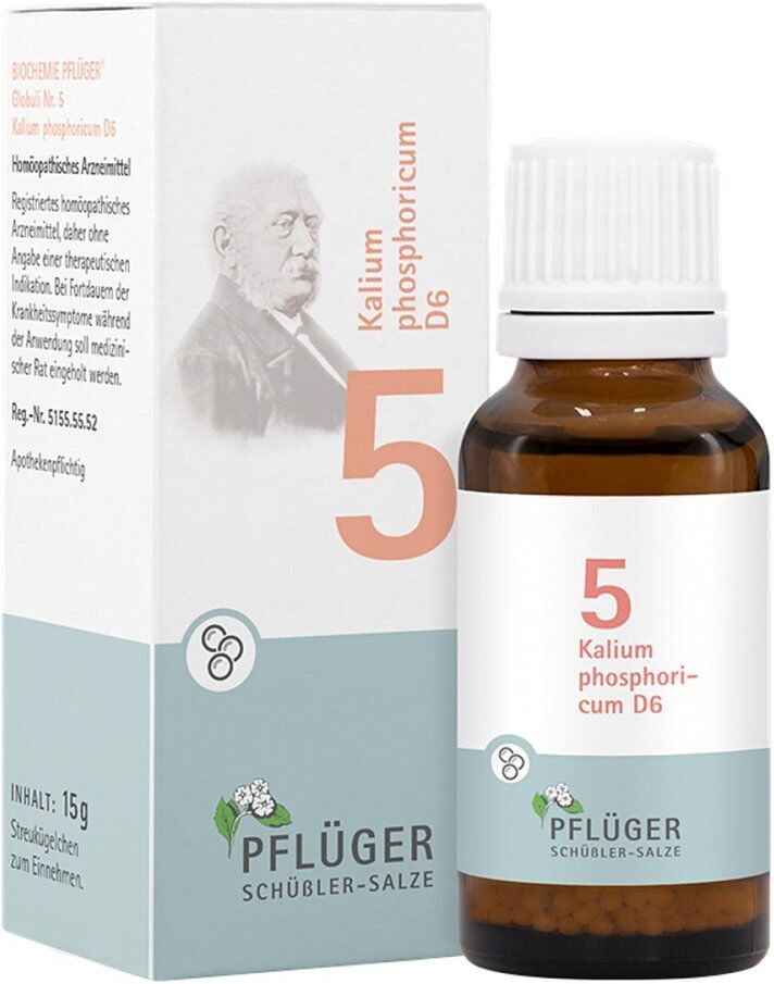 Biochemie Pflüger 5 Kalium Phosphoricum D6 Globuli 15g