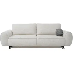 SCHLAFSOFA Vito 3-Sitzer mit Bettkasten, DL-System, Chenille-Stoff, Beige