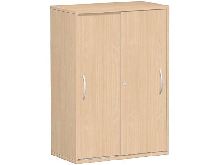 Gera Möbel Schranksystem Flex Schiebetürenschrank, Holzdekor, buche/buche, 80 x 42.5 x 118.2 cm
