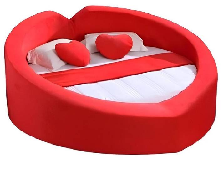 Xlmoebel Bett Luxuriöses Herz-Bettgestell für romantische Nächte (Bett), Hergestellt in Europa