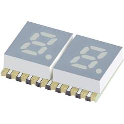 Kingbright 7-Segment-Anzeige Gelb 5.08 mm 1.95 V Ziffernanzahl: 2 KCDC02-107