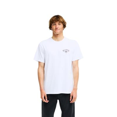 T-Shirt BILLABONG "Re Issue", Herren, Gr. S, weiß, Obermaterial: 70% Baumwolle, 30% Baumwolle., Shirts T-Shirt
