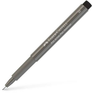Faber-Castell Tuschestifte Pitt Artist Pen 167073, warmgrau IV, Rundspitze 0,3mm