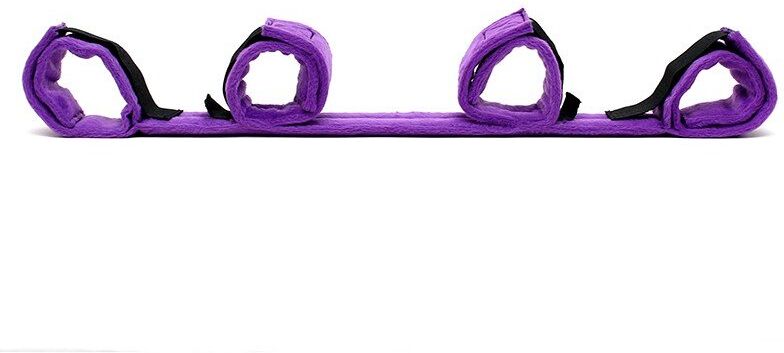 Rimba Barre d'Écartement Violette avec 4 Menottes