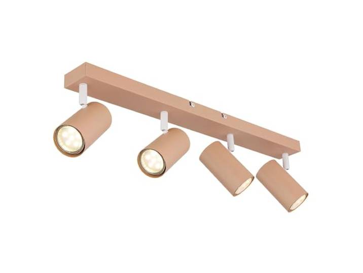 Deckenstrahler Deckenlampe Spotlampe Wohnzimmerlampe verstellbar pfirsich L 56cm
