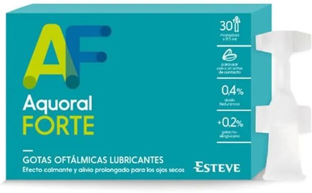 Esteve AQUORAL FORTE GOTAS OFTÁLMICAS 30 Ampolas