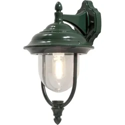 Konstsmide Wandleuchte Parma Down, grün, klares Acrylglas (7222-600)
