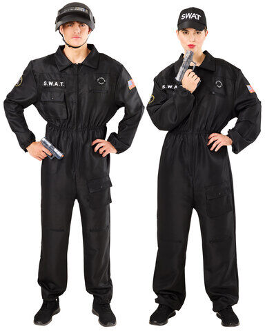 Overall "SWAT" unisex, schwarz