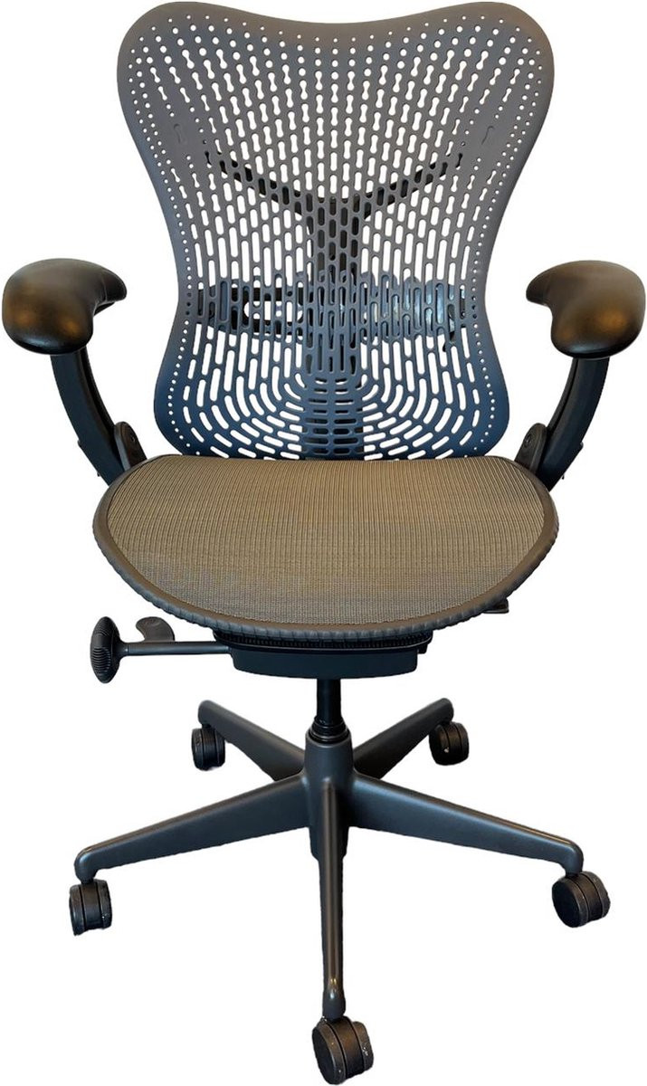 Herman Miller Mirra ergonomische bureaustof in Shadow Blue Fog