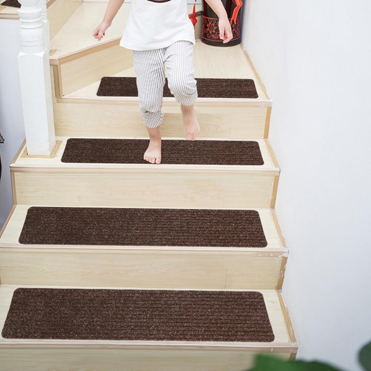 Zelfklevende Trapmatten met Antislip voor Binnen - Bescherming en Decoratie