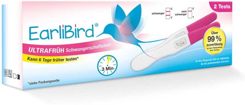 Earlibird Ultrafrüh Schwangerschaftstest Urin Do.p