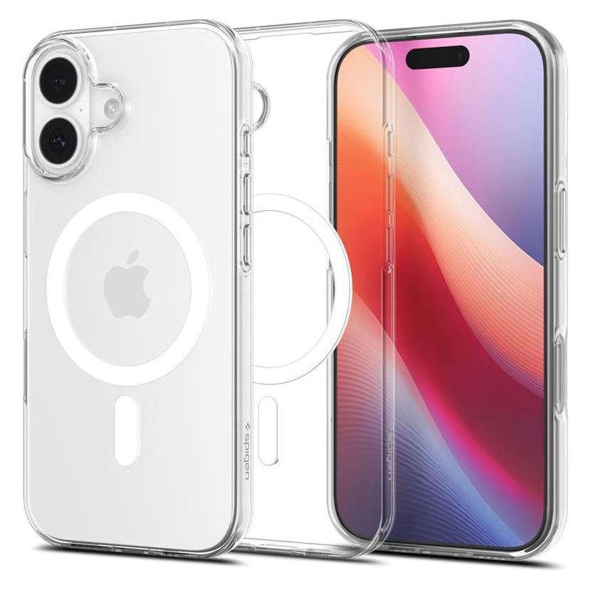 Spigen - Liquid Crystal MagSafe - iPhone 17 - Clear / White (Apple iPhone 17) (ACS10397)