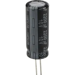FR-A 2200U 10 - Elko radial, 2.200μF, 10V, 105°C, low ESR