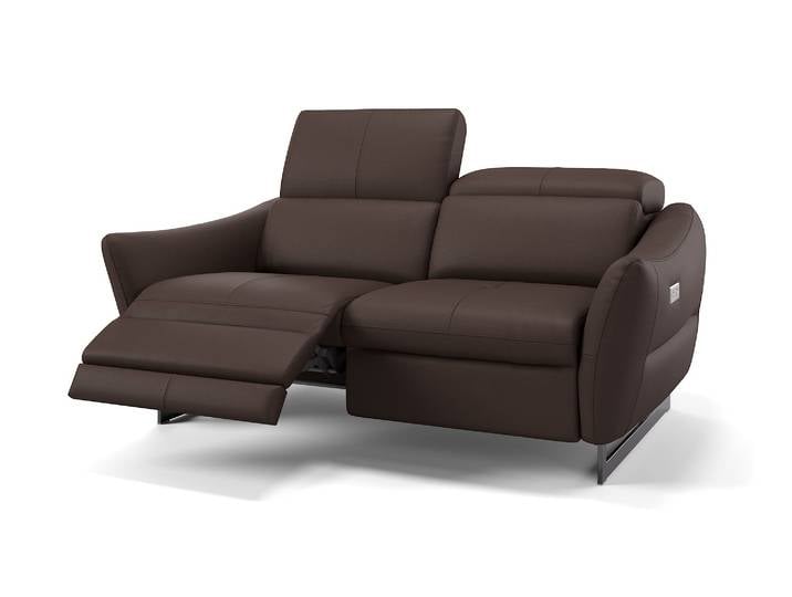 Italienische Ledercouch 2-Sitzer Sofa MODENA