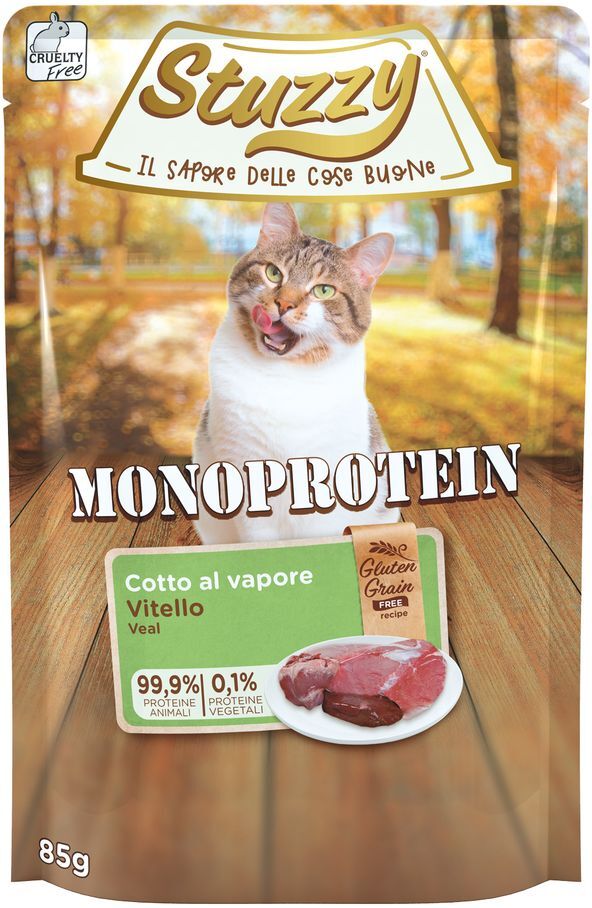 Stuzzy Monoprotein Cat Busta Multipack 20x85G VITELLO