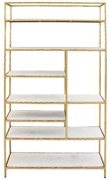 Leanne Wide Marble Bookcase - Ballard Designs