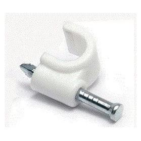 Datacom Cable clamp (6mm) white 100pcs (8596250007569)
