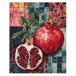 Ideyka Malen nach Zahlen - Roter Granat 40x50cm (70188008)