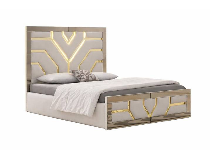 JVmoebel Polsterbett Modernes Bett – komfortabel, stilvoll und zeitlos im Design, Made in Europa