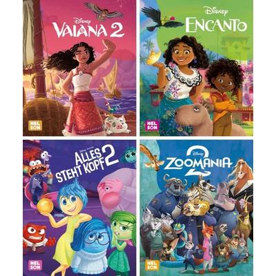 Nelson Mini-Bücher: Disney Minibücher zum Film 1-4 (Einzel/WWS), Taschenbuch von , Nelson, 978-3-8451-3026-2