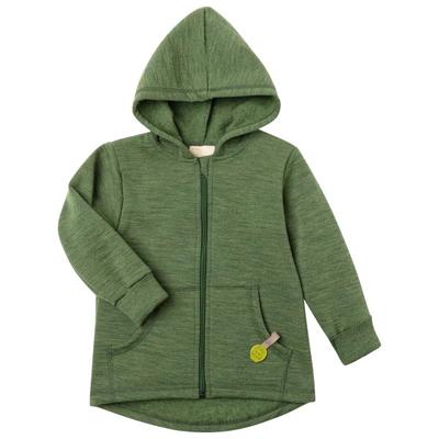 Engel - Kid's Kapuzenjacke - Wolljacke Gr 104 oliv