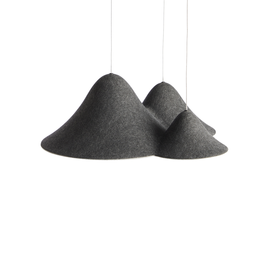 LOOM Design LED-Pendelleuchte PANORAMA SMALL 60,3cm Schwarz/Grau 850-003 5712802226223