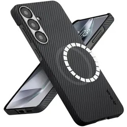 Pitaka Ultra-Slim Case (Samsung Galaxy S25), Smartphone Hülle, Grau