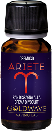 Goldwave Ariete Zodiac Aroma Concentrato 10ml Pan Di Spagna Crema Yogurt