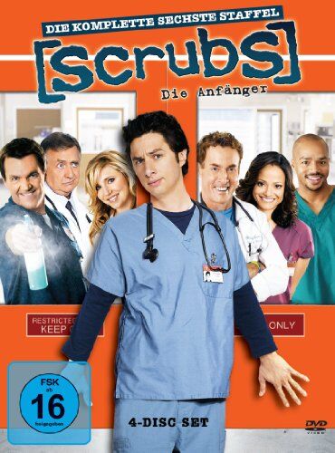 Zach Braff - Scrubs: Die Anfänger - Die komplette sechste Staffel (4 DVDs) - Preis vom 27.09.2026 03:53:48 h