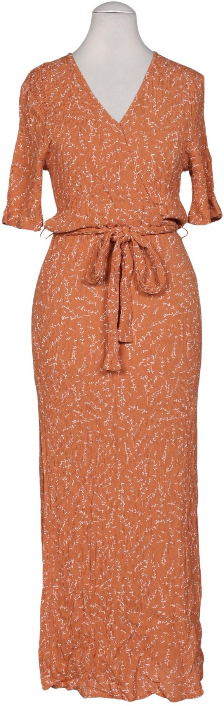 Kauf dich glucklich Damen Kleid, Orange, Gr. S, Viskose - Second Hand