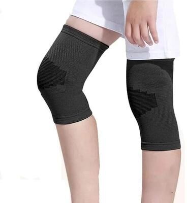 Uplifted Finds Kids Sports Elbow And Knee Protective Pads (2 Piece Set) 1 Pair Black Knee m