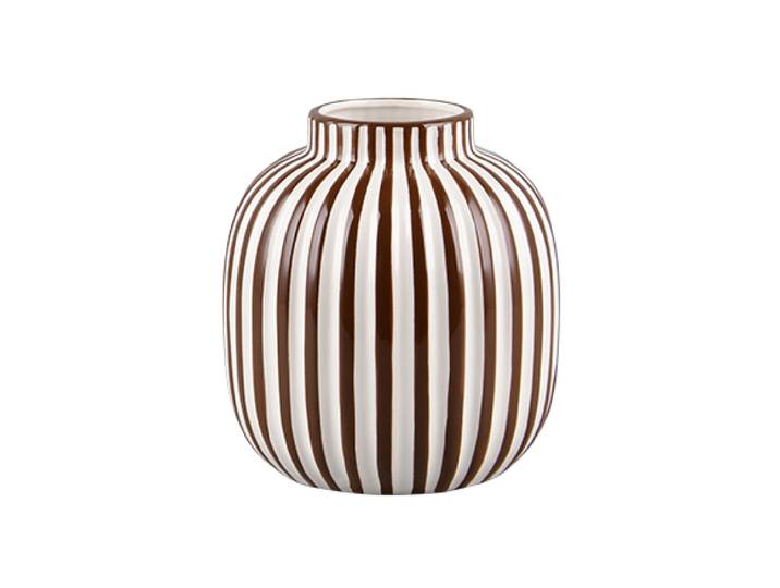 Vase en céramique rayure verticale ZEBRA
