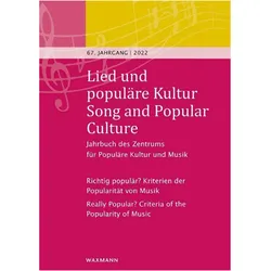 Lied und populäre Kultur / Song and Popular Culture, Fachbücher von Knut Holtsträter
