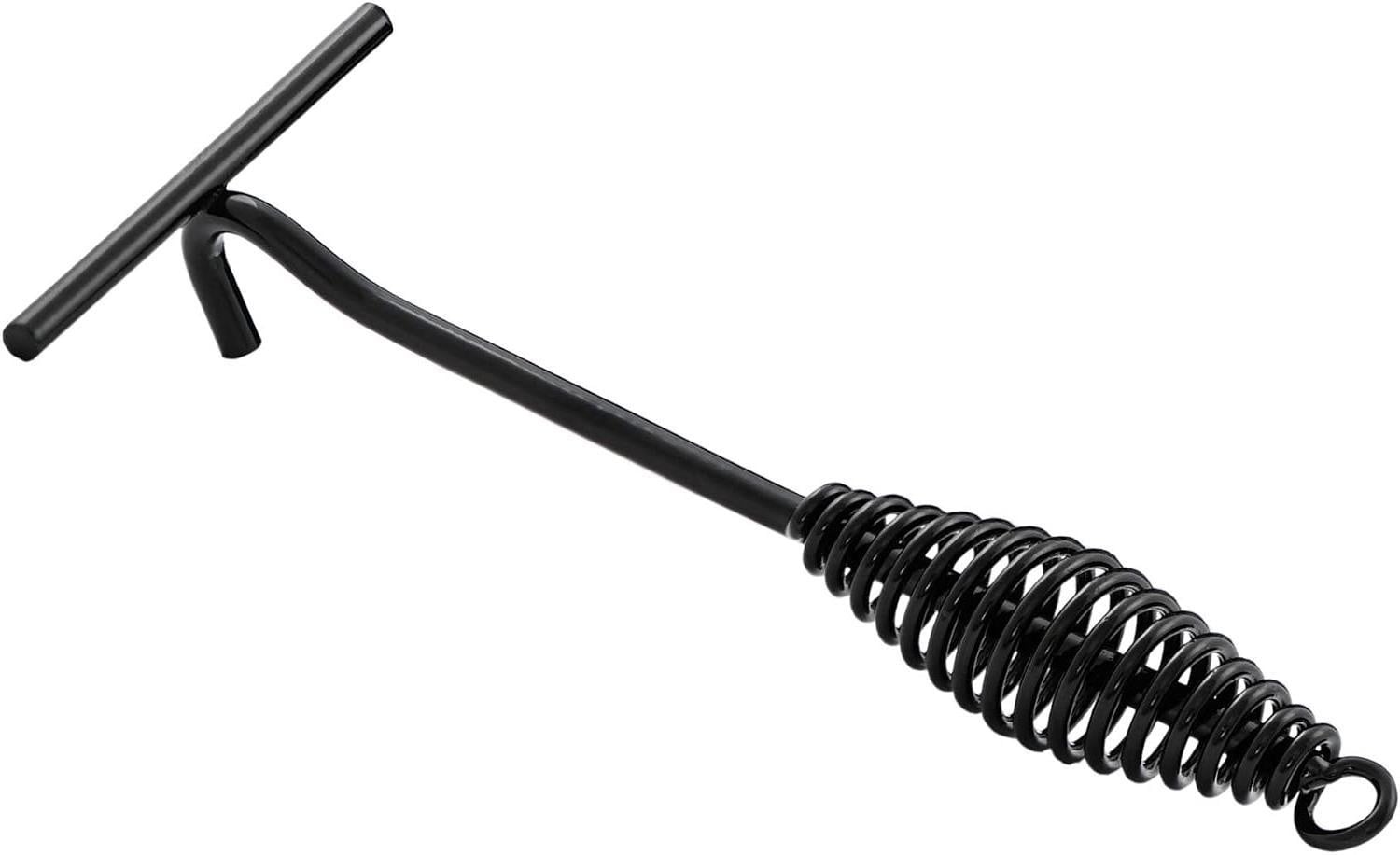 LTPRTZ Deksellifter voor Dutch Oven en Grillaccessoires, zwart staal, 35 cm