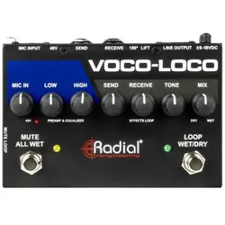 Radial Voco-Loco Mk2 (Vorverstärker), Effektgerät, Schwarz