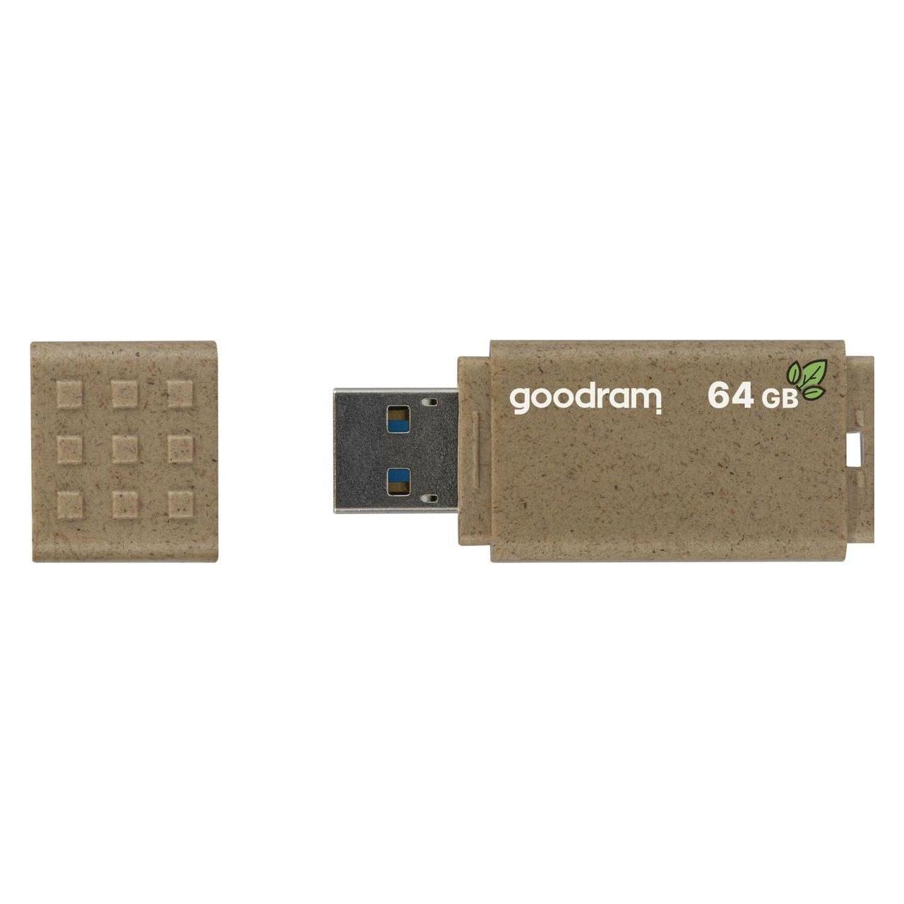 Goodram UME3 USB 3.0 64GB Eco Friendly (64 GB, USB-A) (UME3-0640EFR11)