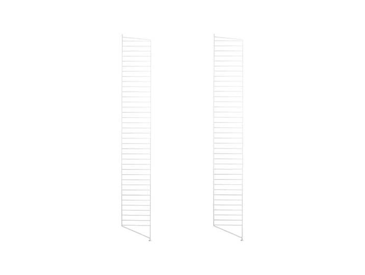 String Montant d étagère String blanc, 200x30 cm, lot de 2'