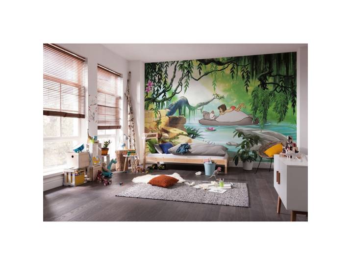 Komar - Papier Peint Photo Le Livre De La Jungle Disney Nager Avec Baloo 368cm X 254cm