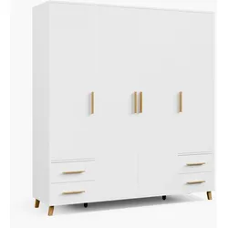 Rauch Drehtürenschrank »Shinjo« - 187x53x203cm - braun -