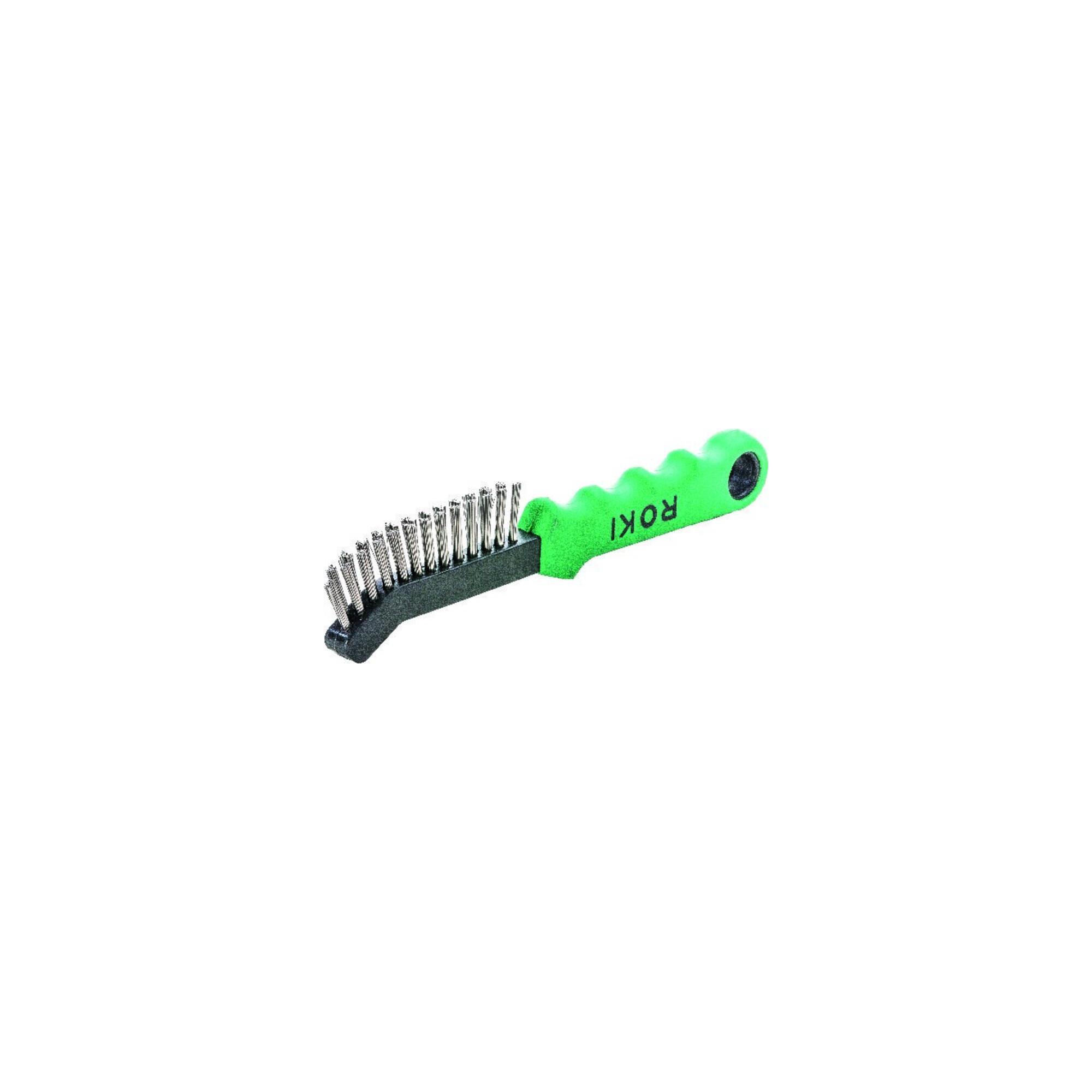 Drahtbürste ROKI L.225mm 0,35mm VA 2-reihig LESSMANN (182421)
