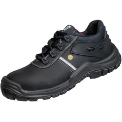 AS Arbeitsschutz Sicherheitshalbschuhe Nitras Utility Step S3L | Gr. 36 | Leder | schwarz