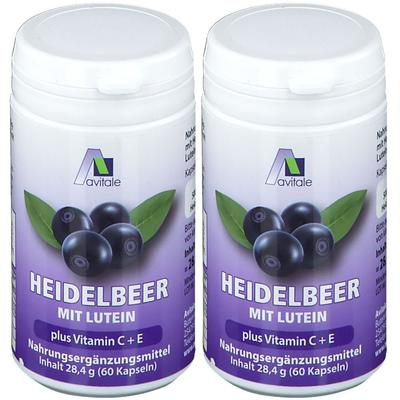 Heidelbeer KAPSELN+Lutein+C+E 2x 2x60 St Kapseln