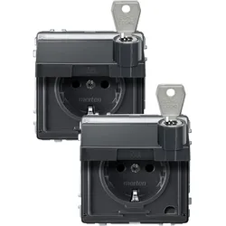Merten SCHUKO-Steckdose anth MEG2318-7214