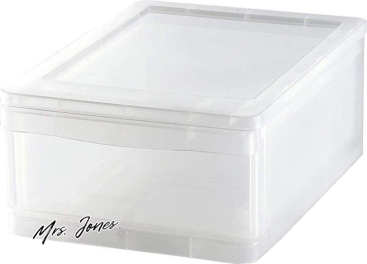 Sundis Mrs. Jones Transparante Plastic Opberglade 8L