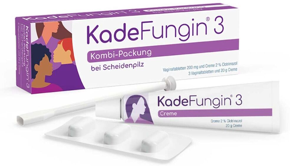 KadeFungin 3 Kombi-Packung bei Scheidenpilz