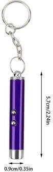 Uplifted Finds Portable Interactive Laser Pointer Enrichment Toy For Cats And Kittens purple